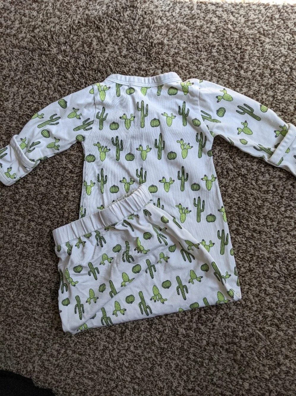 Monica+Andy 0-3M cactus onesie